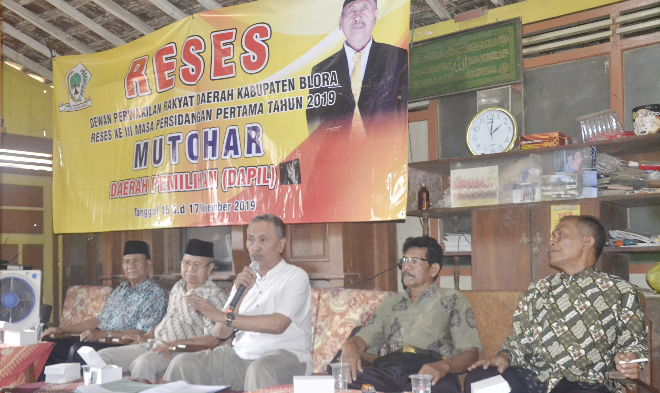 Akhiri Masa Reses Drs. Mutohar, M,Si Anggota DPRD Dapil IV Di Todanan