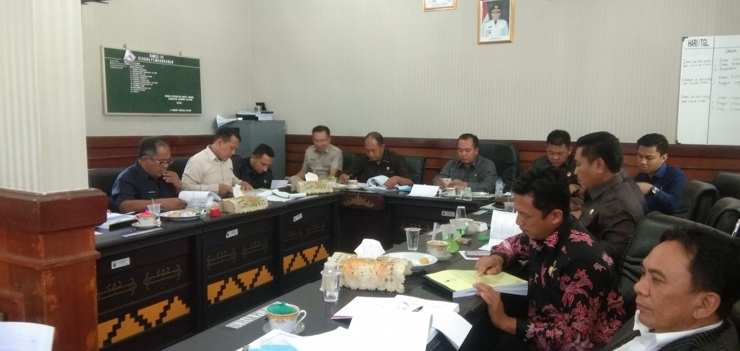 Anggota Komisi III DPRD Lamsel Dari Fraksi Golkar Syaipul Azumar Kritisi Lamahnya Kinerja Pokja