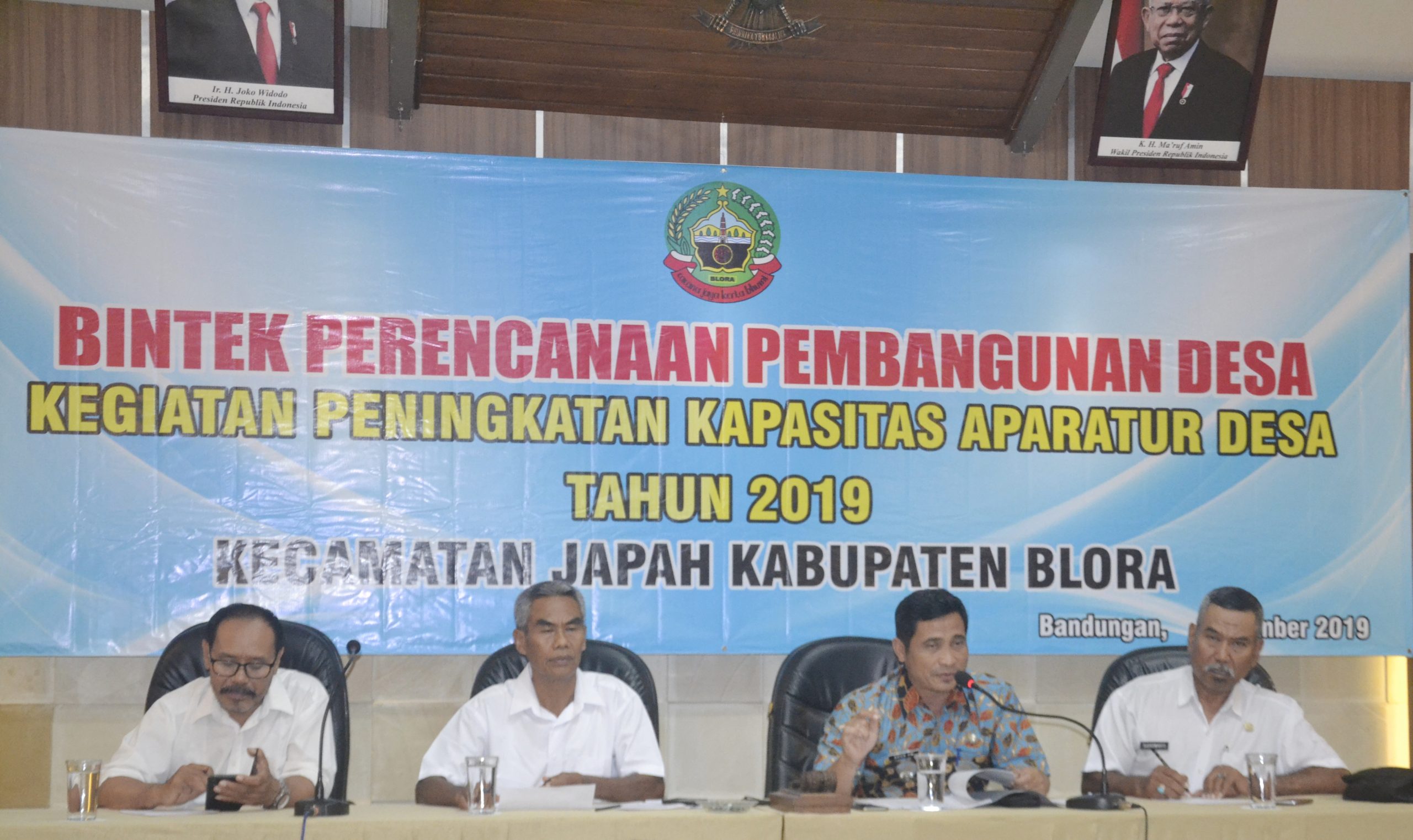 Bintek Perencanaan Pembangunan Desa Bagi Kades, Bendahara Desa, Operator , BPD dan Kader Desa Se Kecamatan Japah,