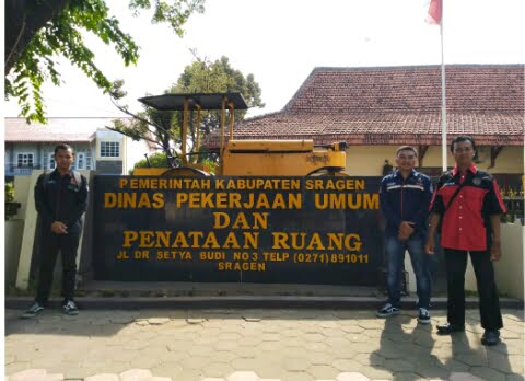 ON THE JOB Training Sekolah Vokasi UMS di Dinas PUPR Sragen