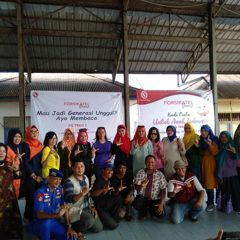 Forsikatel Group 1 Sumatera Bersama Para Penggiat Literasi Peringati Hari Anak Sedunia