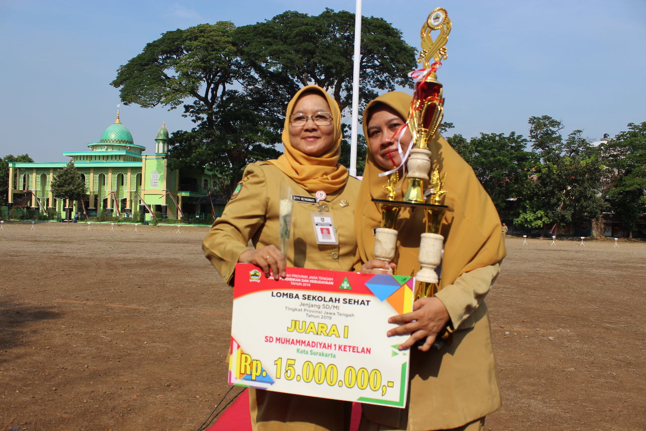 Membanggakan, SD Muhammadiyah 1 Ketelan Juara 1 Sekolah Sehat Tingkat Provinsi