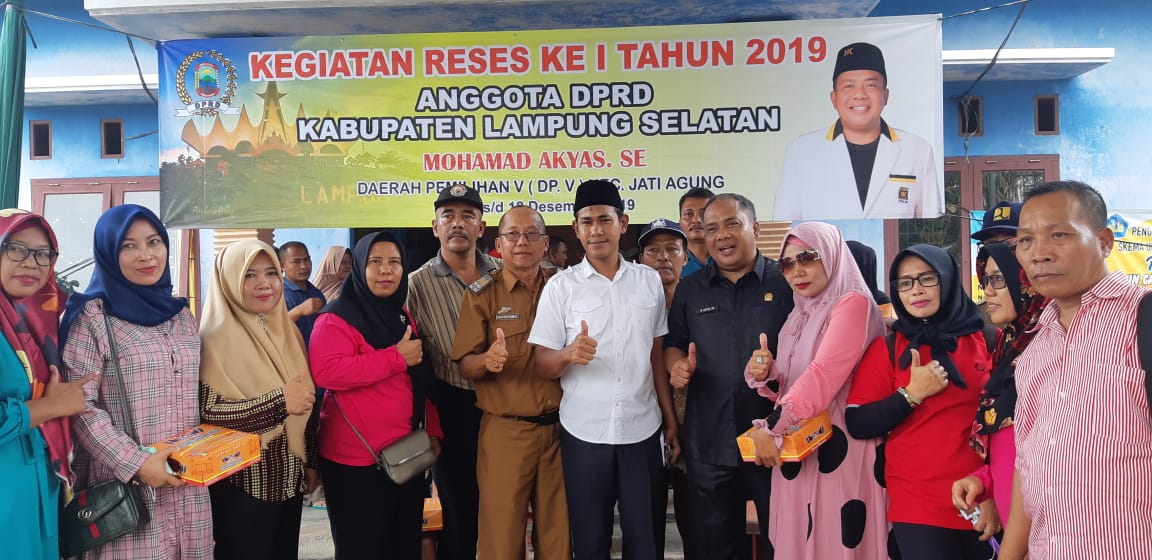 Reses Perdana Anggota DPRD Lamsel  M. Akyas Banyak Tampung Aspirasi Masyarakat