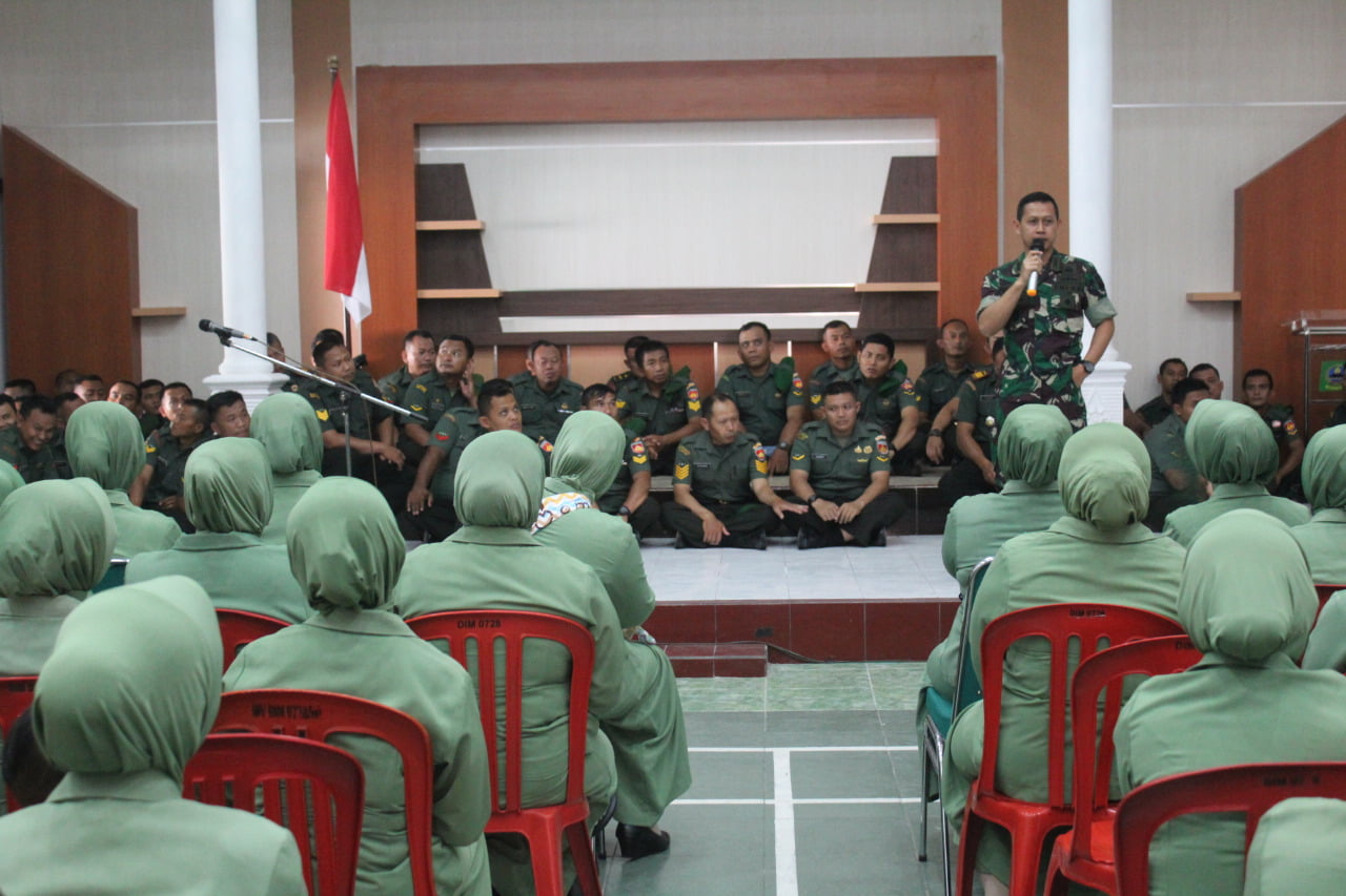 Di Akhir Masa Jabatanya, Ini Pesan Dandim 0728/Wonogiri Kepada Ratusan Prajurit