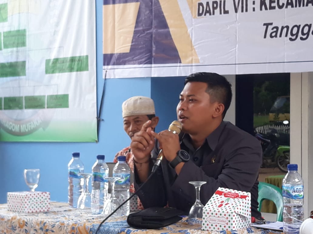 Dede Suhendar  Mengawali Reses Perdanaya Di Desa Sukamaju Kecamatan Waysulan