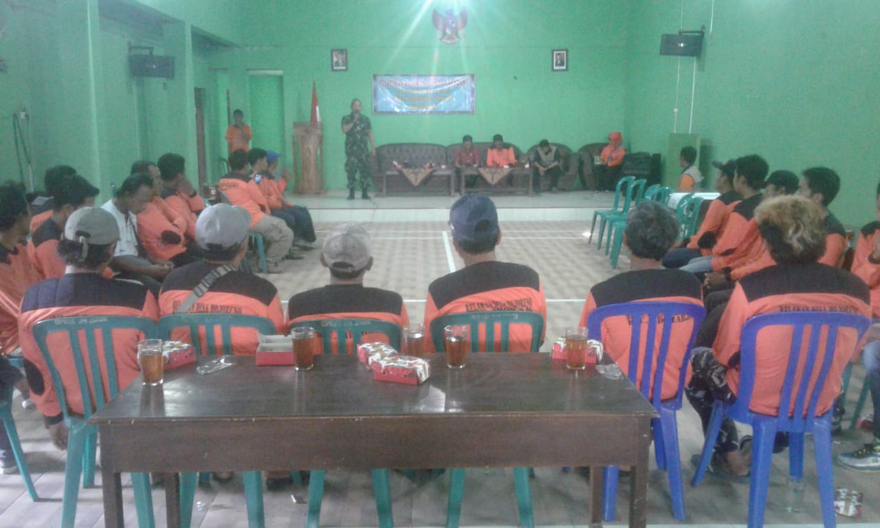 Anggota Koramil 17 Sidoharjo Hadiri Sosialisasi Destana