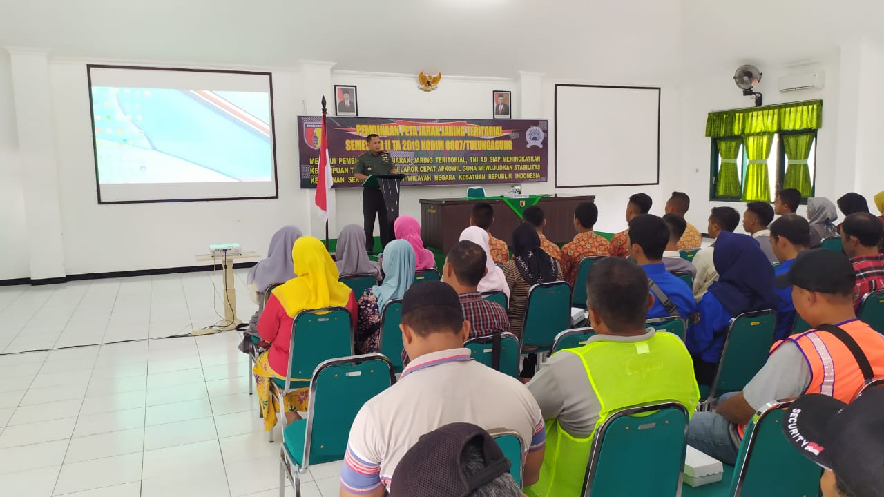 Perkokoh Kemanunggalan TNI, Dandim Buka Pembinaan Peta Jaring Ter