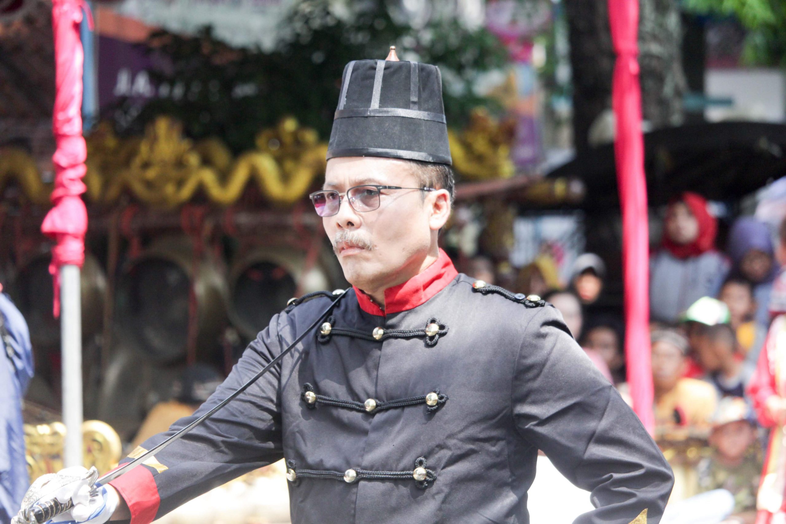Kepala Dinas Perdagangan Koperasi Usaha Kecil Dan Menengah Blora Sarmidi, SP, Pimpin Arakan Budaya Hari Jadi Blora Ke 270.