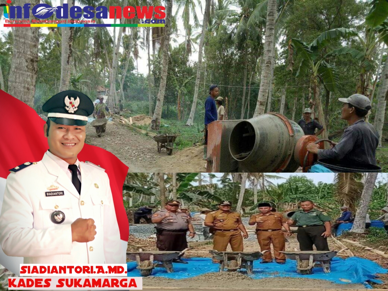 Kades Sukamarga: Siadiantori Lanjutkan Program Pembangunan DD Kades Sebelumnya