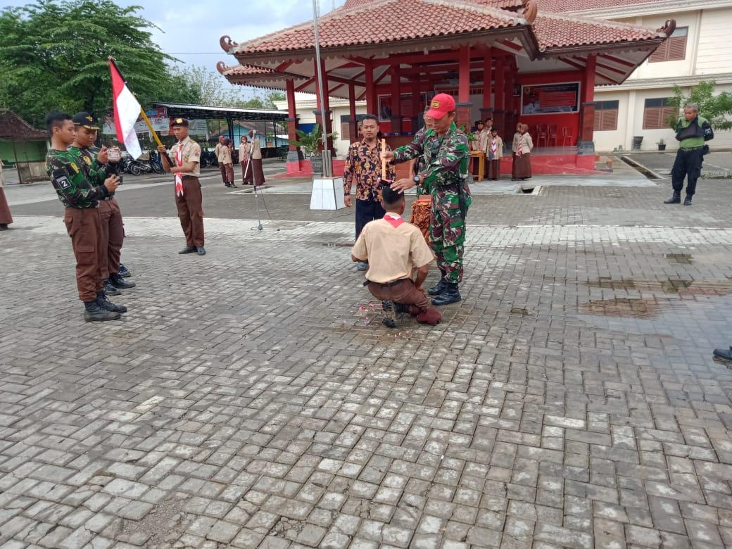 Upacara Penutupan Latihan Diklat Saka Wira Kartika Angkatan IV Ranting Purwantoro