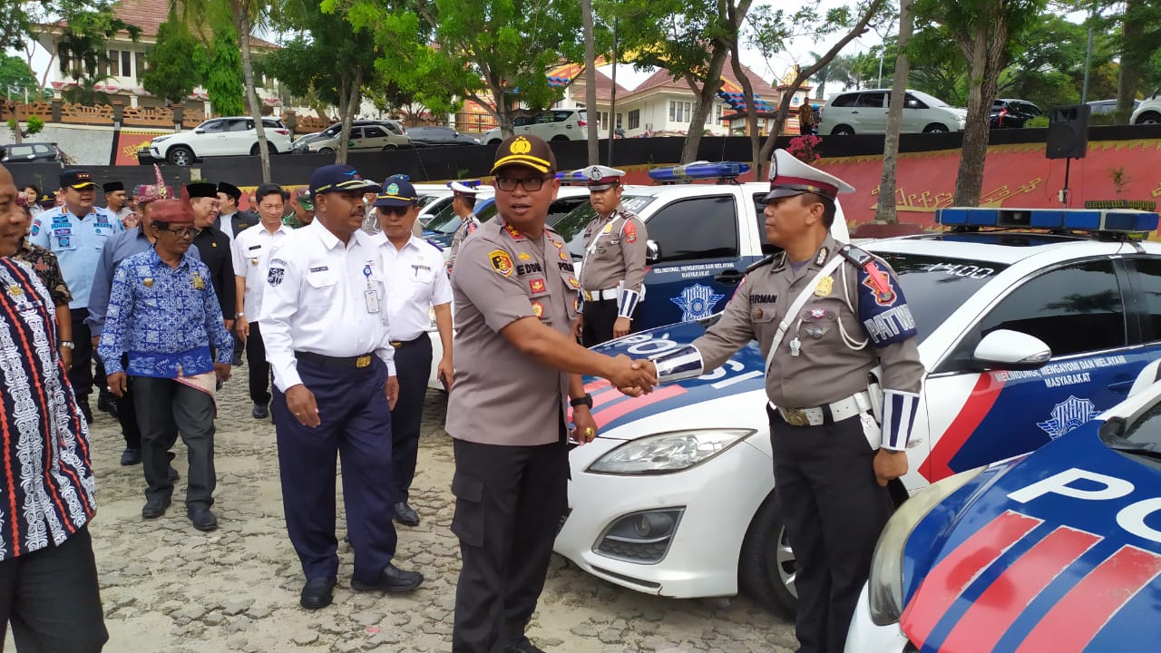 Jelang Natal Dan Tahun Baru 2020 Polres Lamsel Siapkan Ratusan Personelnya
