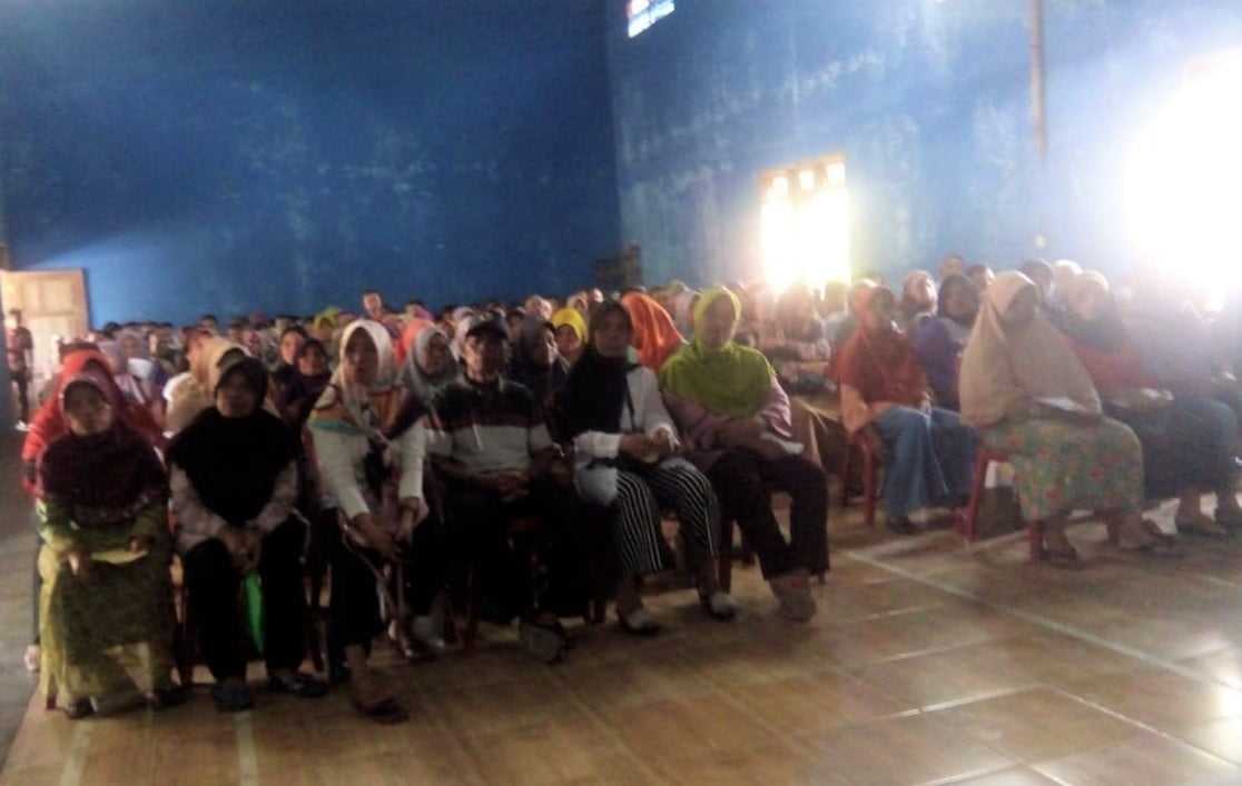 Babinsa Bangsri Dampingi Penyerahan 485 Sertifikat Tanah