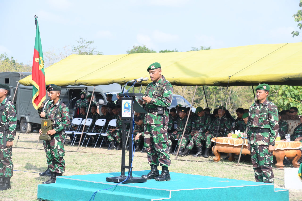Kasrem 074/Warastratama terima Simbol Yudha Wastu Pramuka Jaya