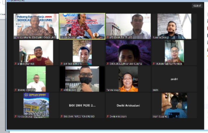 Webinar Series II Peluang Meraih Sukses Kerja Bersama Sekolah Vokasi UMS
