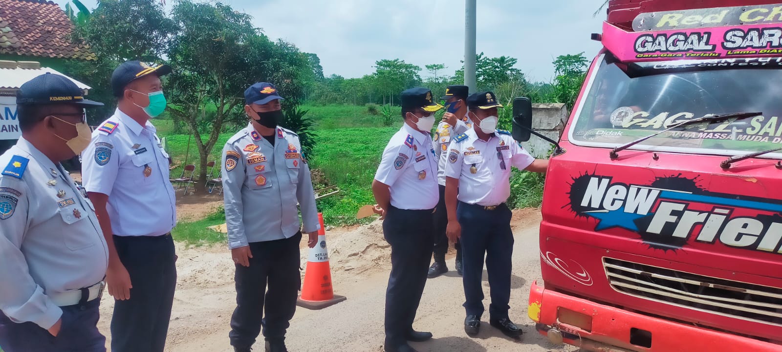 Tindak Lanjuti Sidak Bupati, Dishub Lamsel Gelar Ops Kendaraan Odol