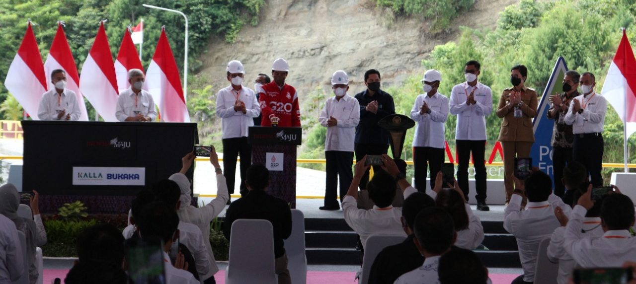 Presiden Jokowi Resmikan PLTA Poso dan PLTA Malea, Sistem Kelistrikan Sulawesi Kian Andal dan Hijau