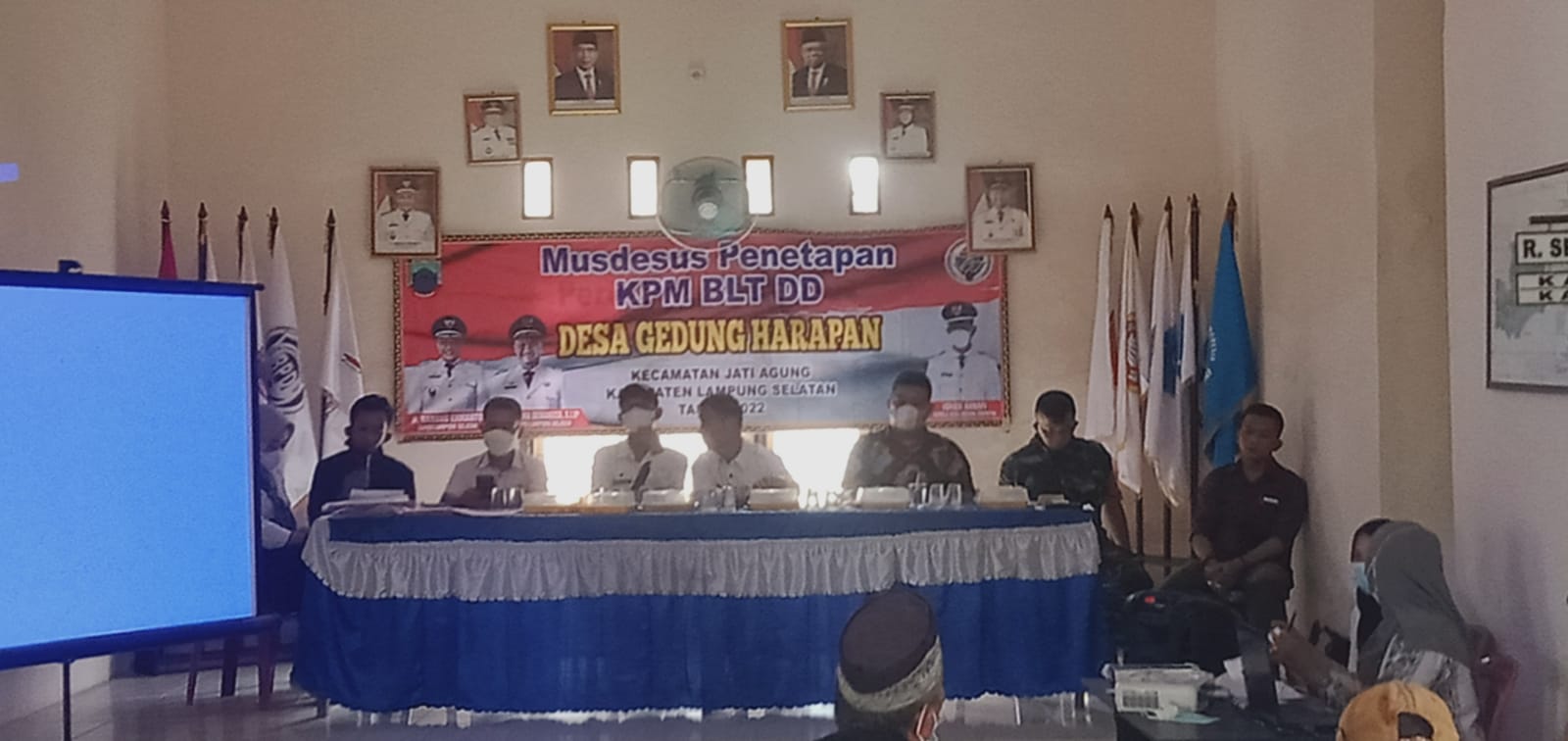 Sebanyak 83 KPM Desa Gedung Harapan Terima BLT DD Ta-2022