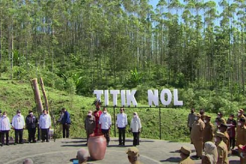 Awali Kegiatan di IKN, Presiden Akan Kunjungi Titik Nol Kilometer di IKN