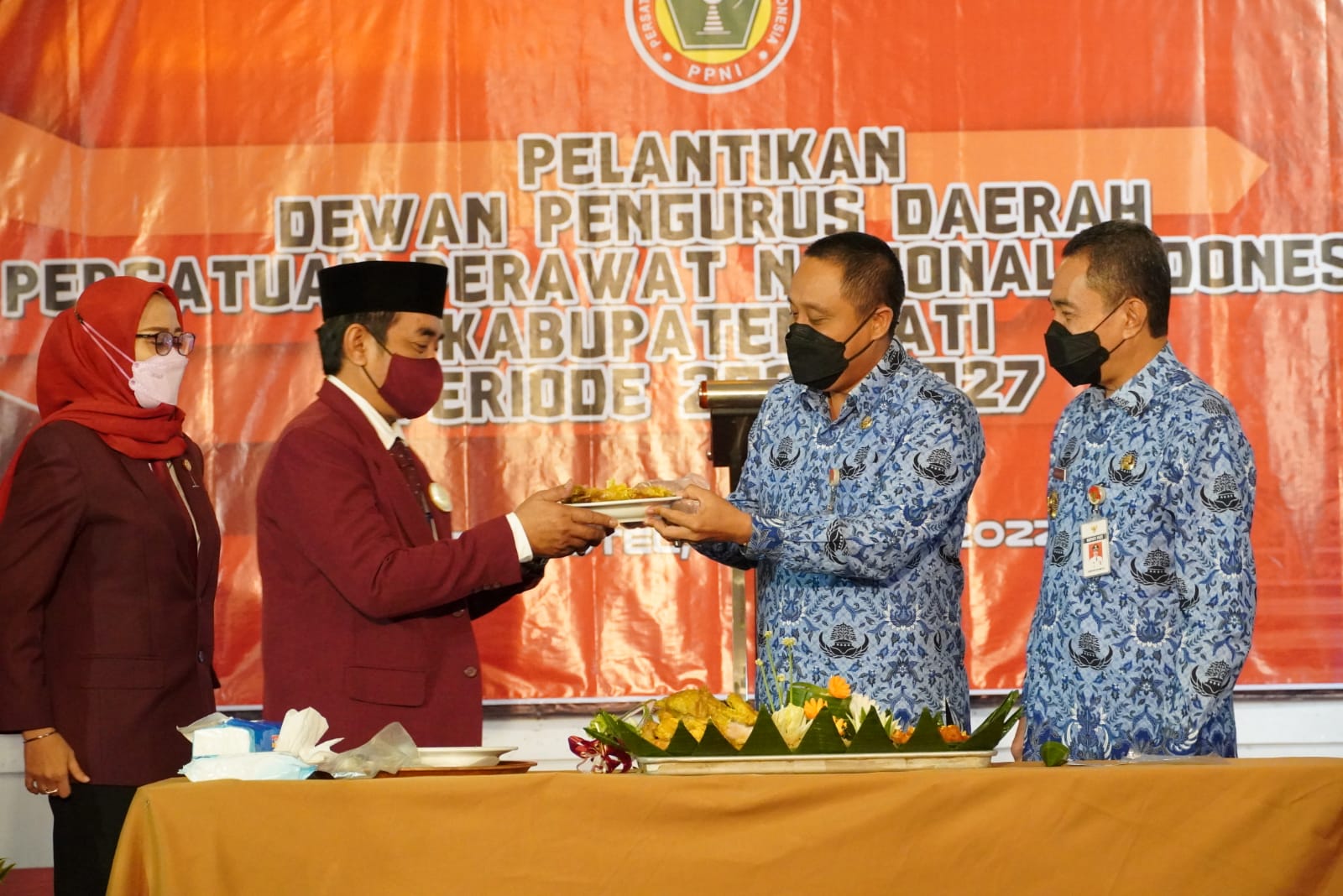 Pelantikan DPD PPNI Kabupaten Pati, Bupati Sebut Perawat Miliki Andil Besar di Masa Pandemi