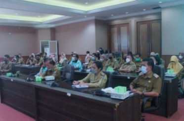 Pemkab Lamsel Bersama Ombudsman RI Perwakilan Provinsi Lampung Gelar Rapat