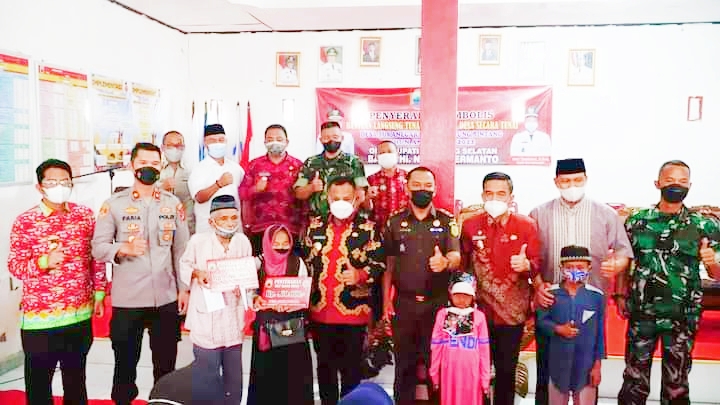 Ini Kata Nanang Saat Launching Penyerahan BLT DD Ta-2022 Di Desa Suka Negara