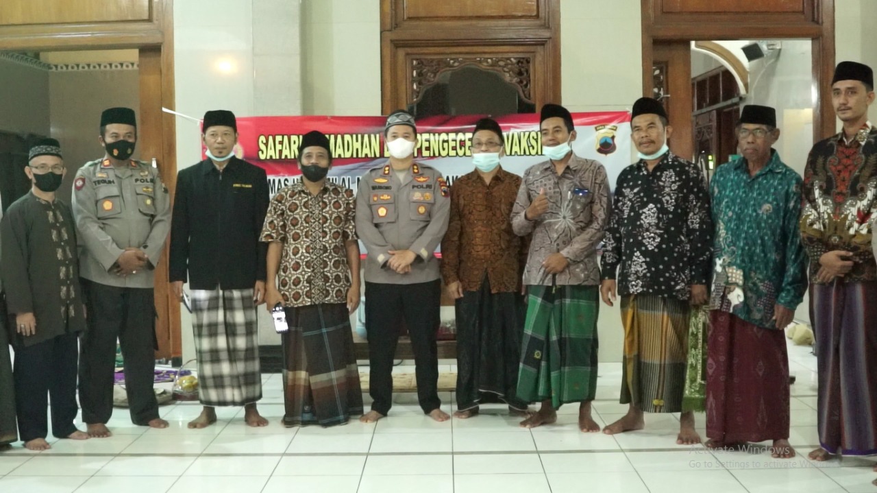 Vaksinasi Berhadiah, Kapolres Jepara Safari Ramadhan