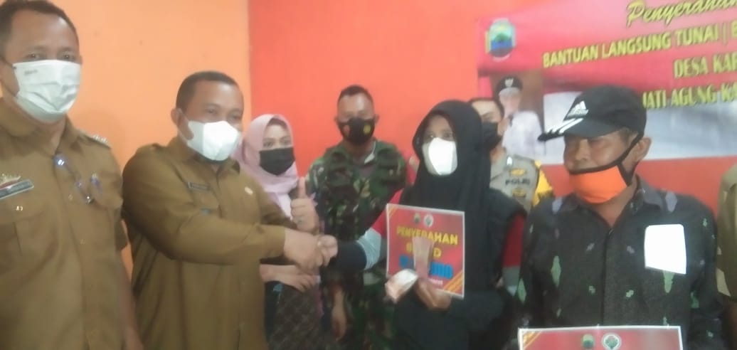 Pemdes Karang Rejo Salurkan BLT DD 2022