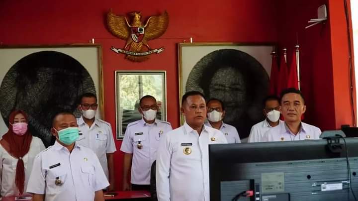 Secara Virtual Zoom Meeting Nanang Ermanto Mengikuti Roving Seminar Kekayaan Intelektual