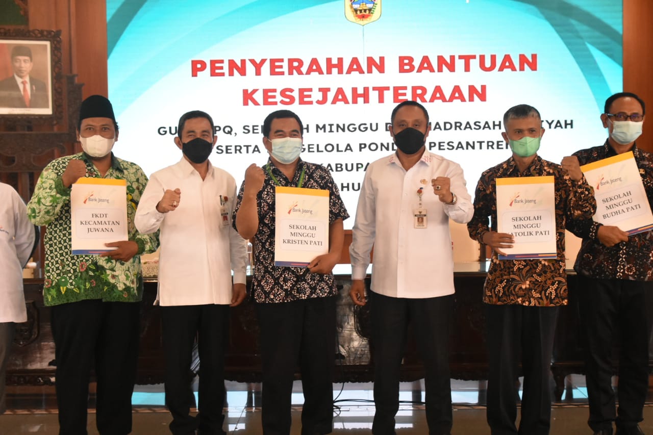 Guru TPQ, Madin, Sekolah Minggu dan Pengelola Ponpes Di Pati Terima Bantuan Kesejahteraan
