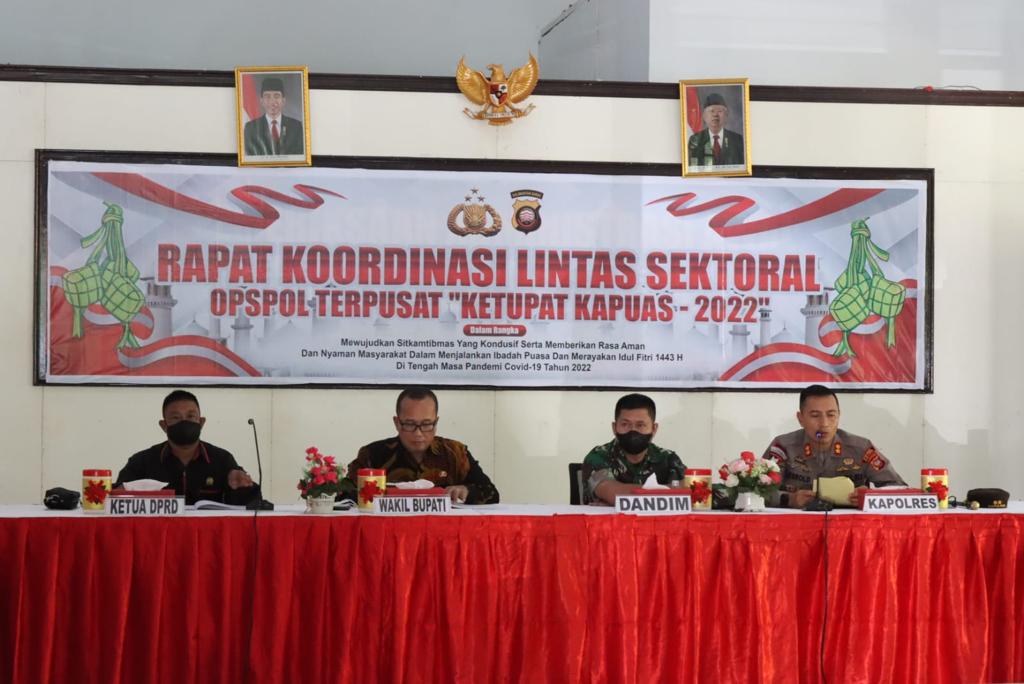 Ops Ketupat 2022, Polres Kubu Raya Gelar Rapat