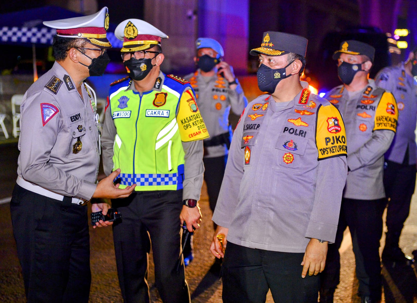Kapolri Pastikan One Way-Contraflow Berjalan Lancar