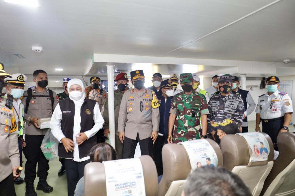 Kapolda dan Forkopimda Jatim Pastikan Arus Balik Aman dan Lancar