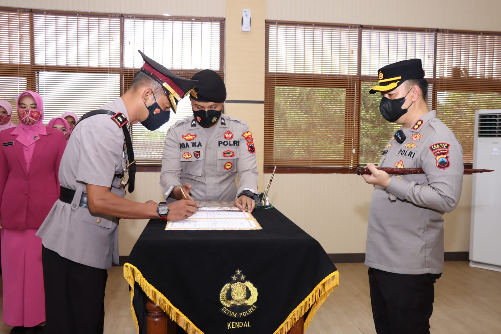 Kapolres Kendal Gelar Sertijab Sejumlah PJU