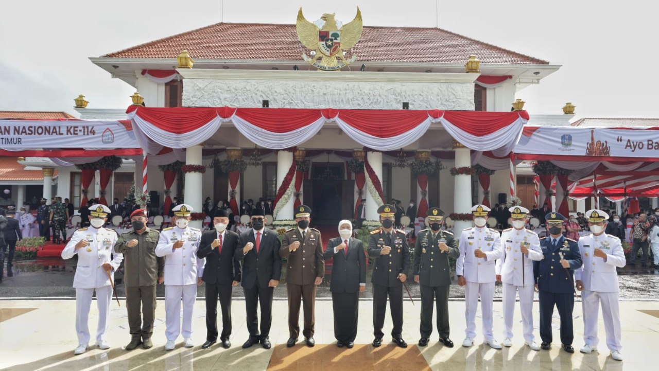 TNI-Polri Kawal Forkopimda Jatim Peringati Harkitnas ke 114