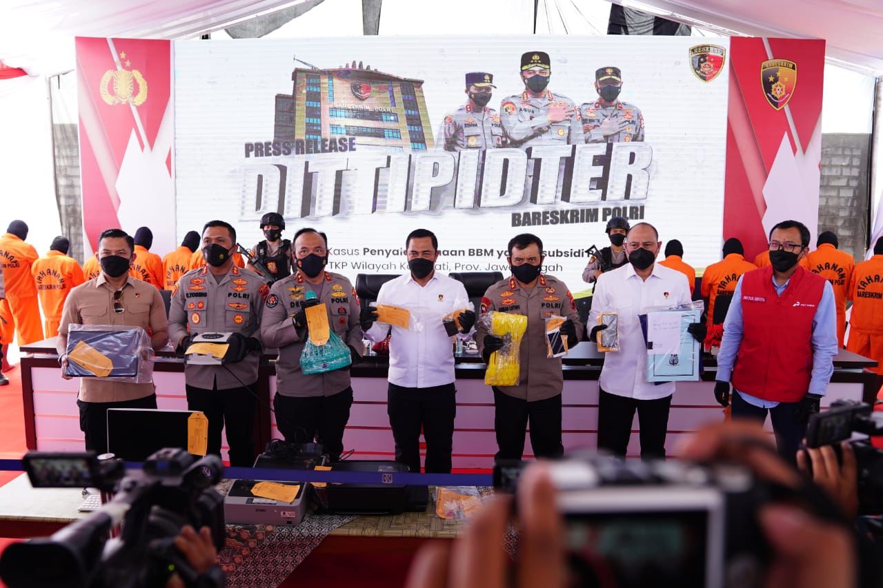 Kabareskrim Polri Gelar Kasus Penyalahgunaan BBM Subsidi di Pati