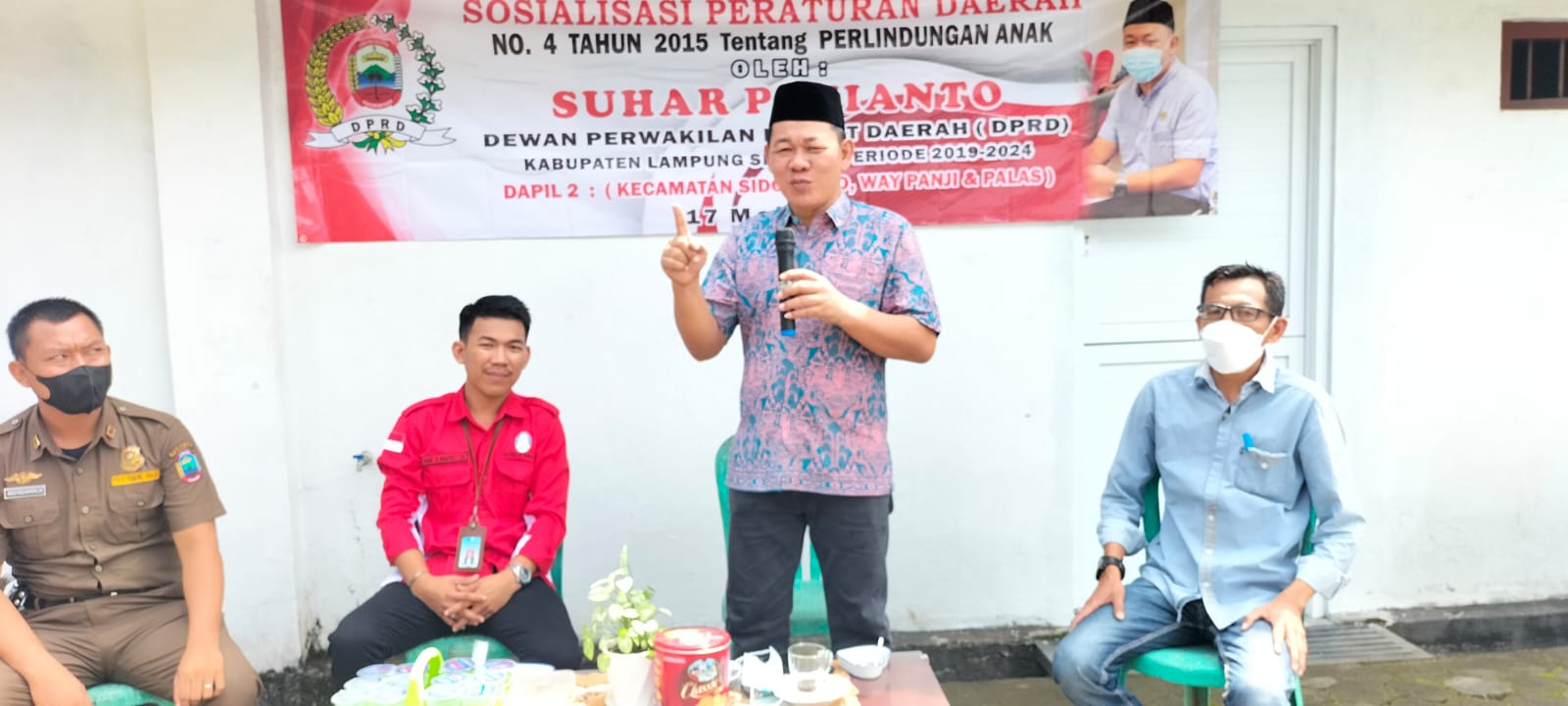 Suhar, Minta Kepada Orang Untuk Memperhatikan dan Mendidik Anak Sesuai Perda No 4 Tahun 2015
