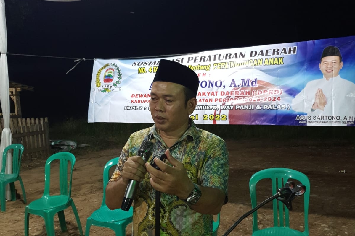 Agus Sartono: Pentingnya Perda No:4 Tahun 2015 Tentang Perlindungan Anak