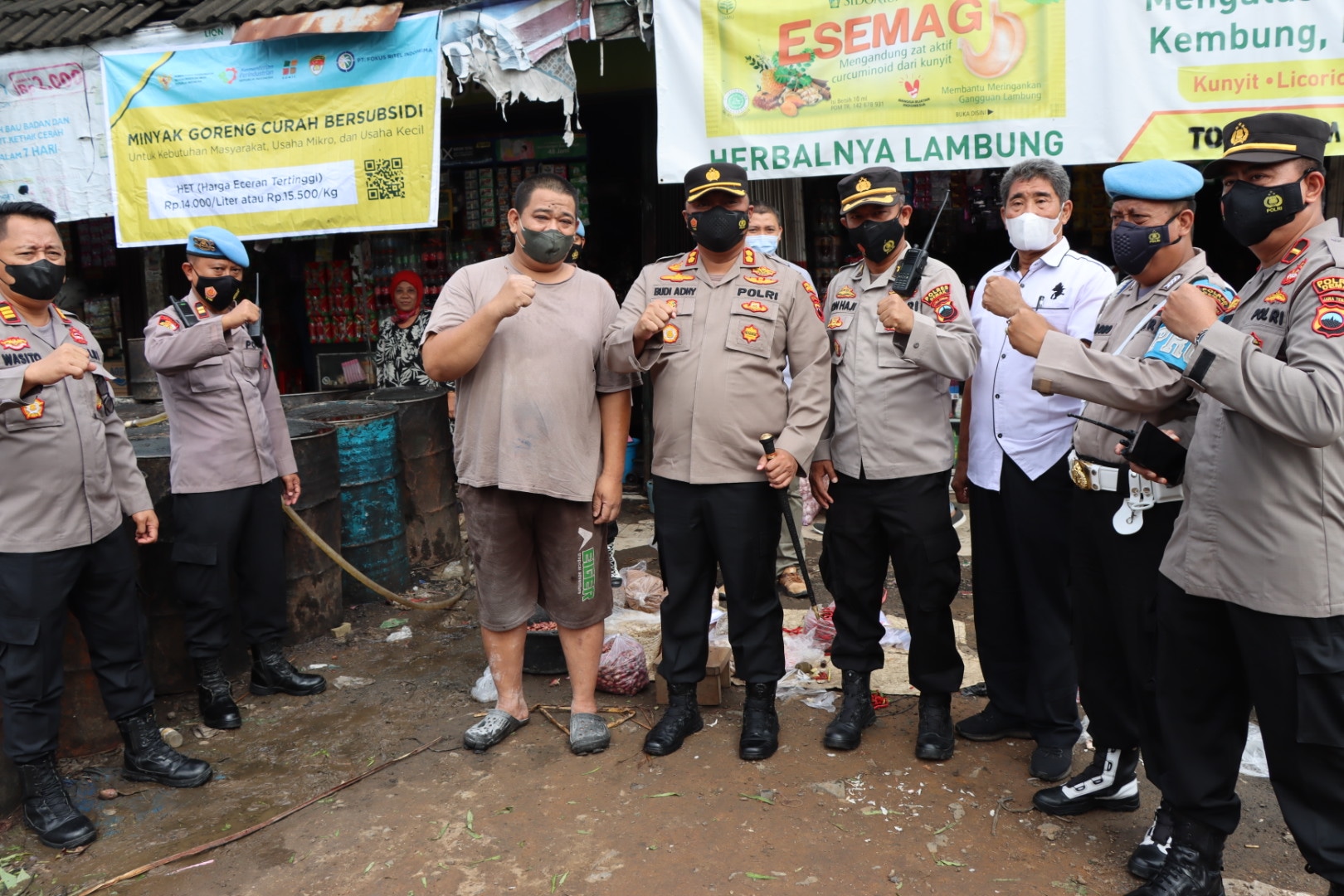 Kapolres Demak Pastikan Stok Minyak Goreng Masih Aman