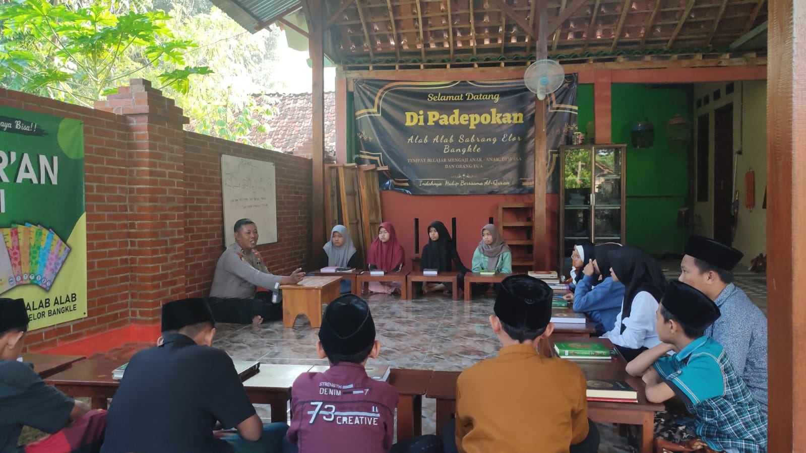 Polisi Blora Dirikan Sekolah Mengaji