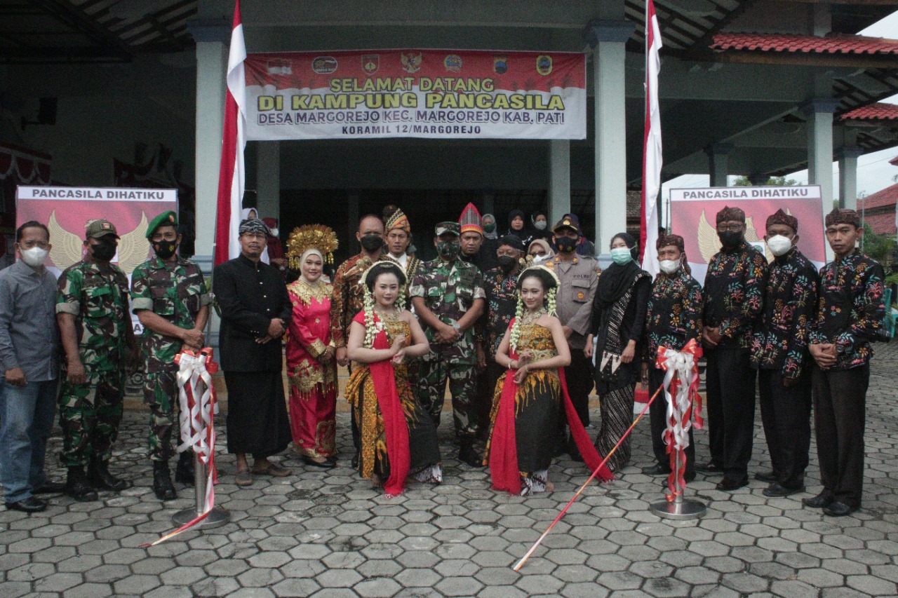 Kodim 0718/Pati Canangkan Desa Margorejo Sebagai Kampung Pancasila
