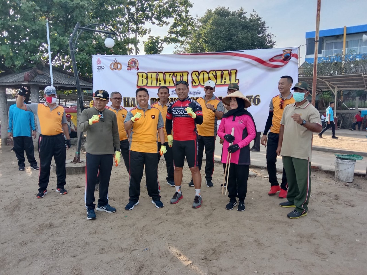 Hari Bhayangkara Ke-76, Kasdim 0719 Jepara Ikut Bhakti Sosial