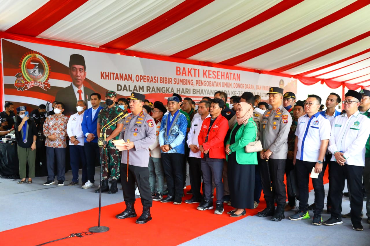 Titik 0 IKN, Kapolri Gelorakan Visi Indonesia Emas 2045