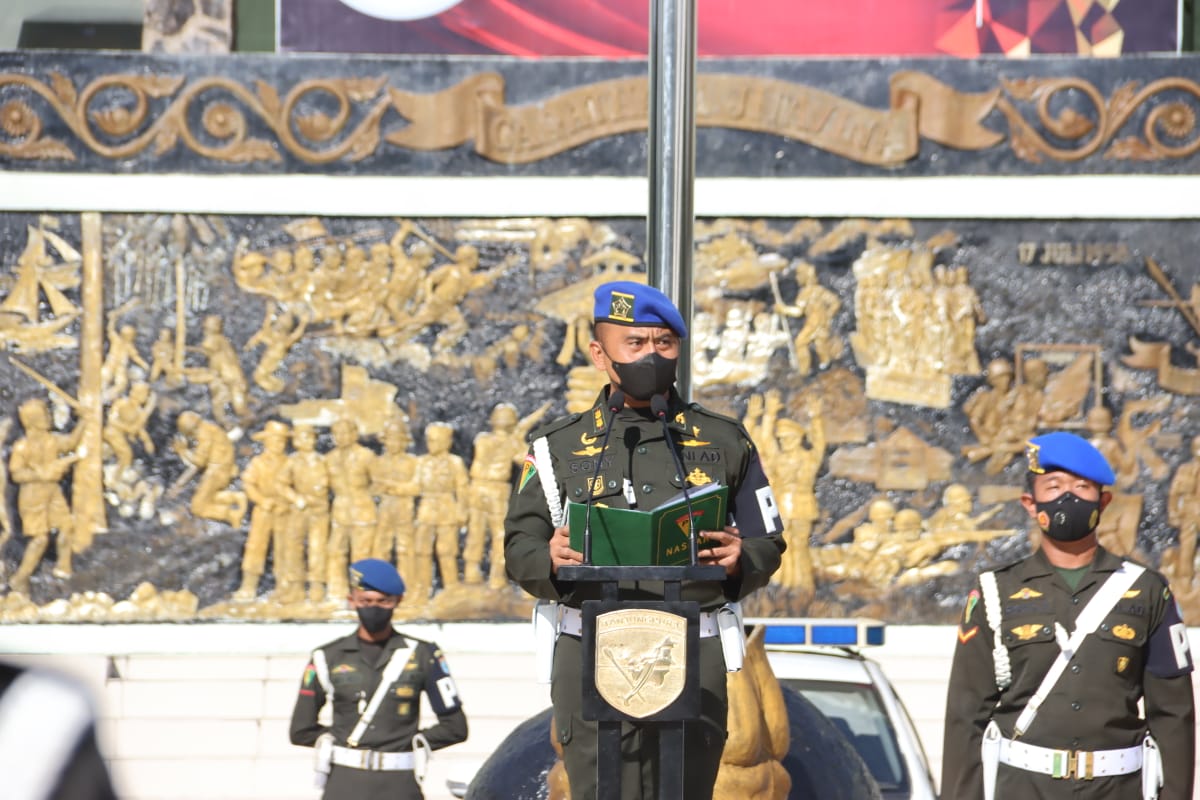 Pomdam XII/Tpr Gelar Syukuran dan Apel Corps