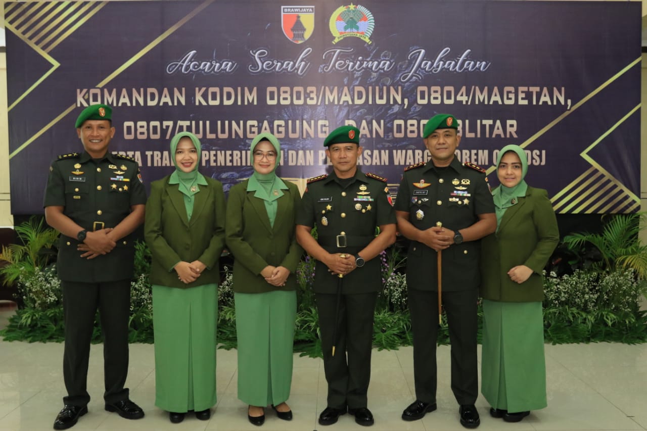 Letkol Inf Sapto Dwi Priyono Resmi Menjabat Dandim 0808/Blitar