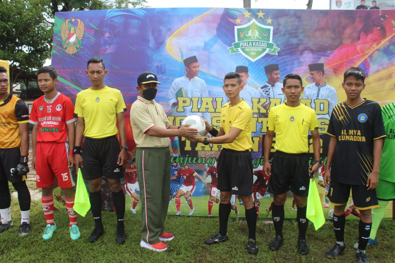 Liga Santri 2022 Bergulir, Danrem 071/Wijayakusuma Kick Off di Cilacap