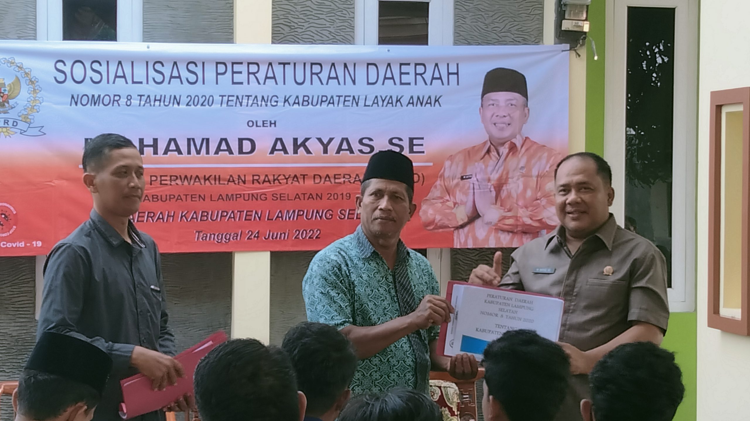 M. Akyas Sampaikan Perda No 8 Tahun 2020 Tentang KLA