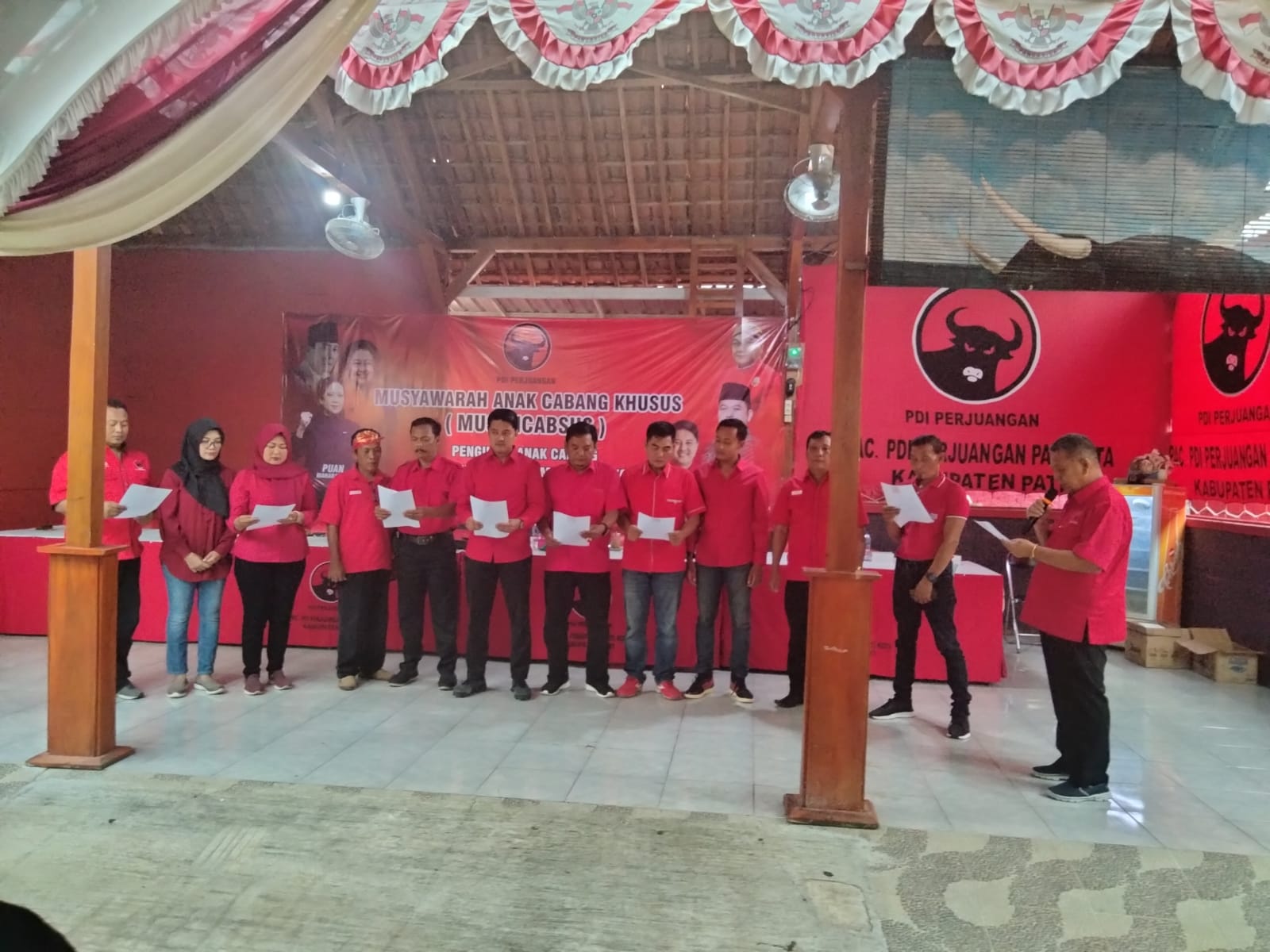 Rame!!! Danu Persiapan Calon Anggota DPRD Dapil Satu