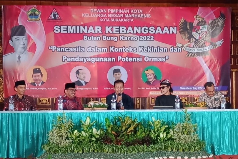 Membumikan Pancasila, KBM Surakarta Gelar Seminar Nasional di UNDHA AUB