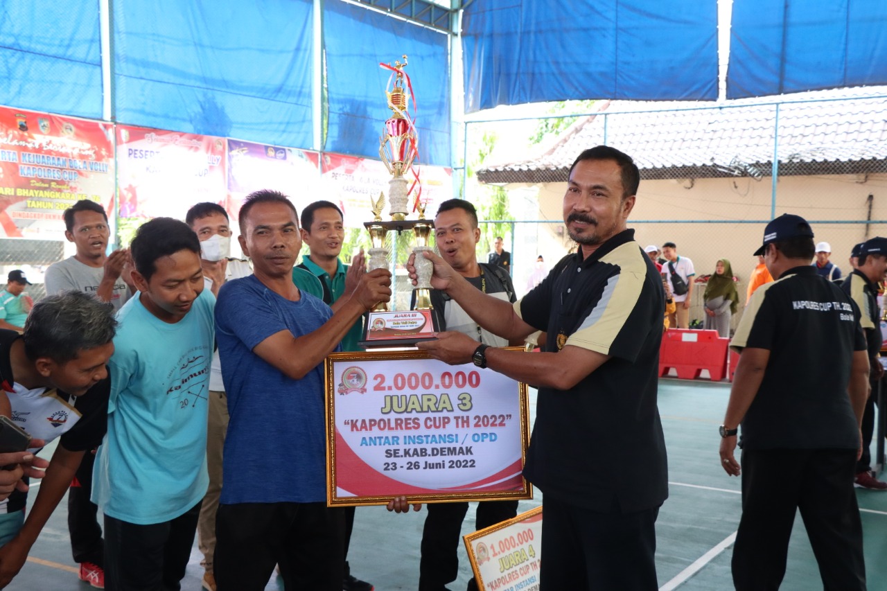 Kapolres Cup 2022, Tim Cabdin II Juara Turnamen Bola Voli