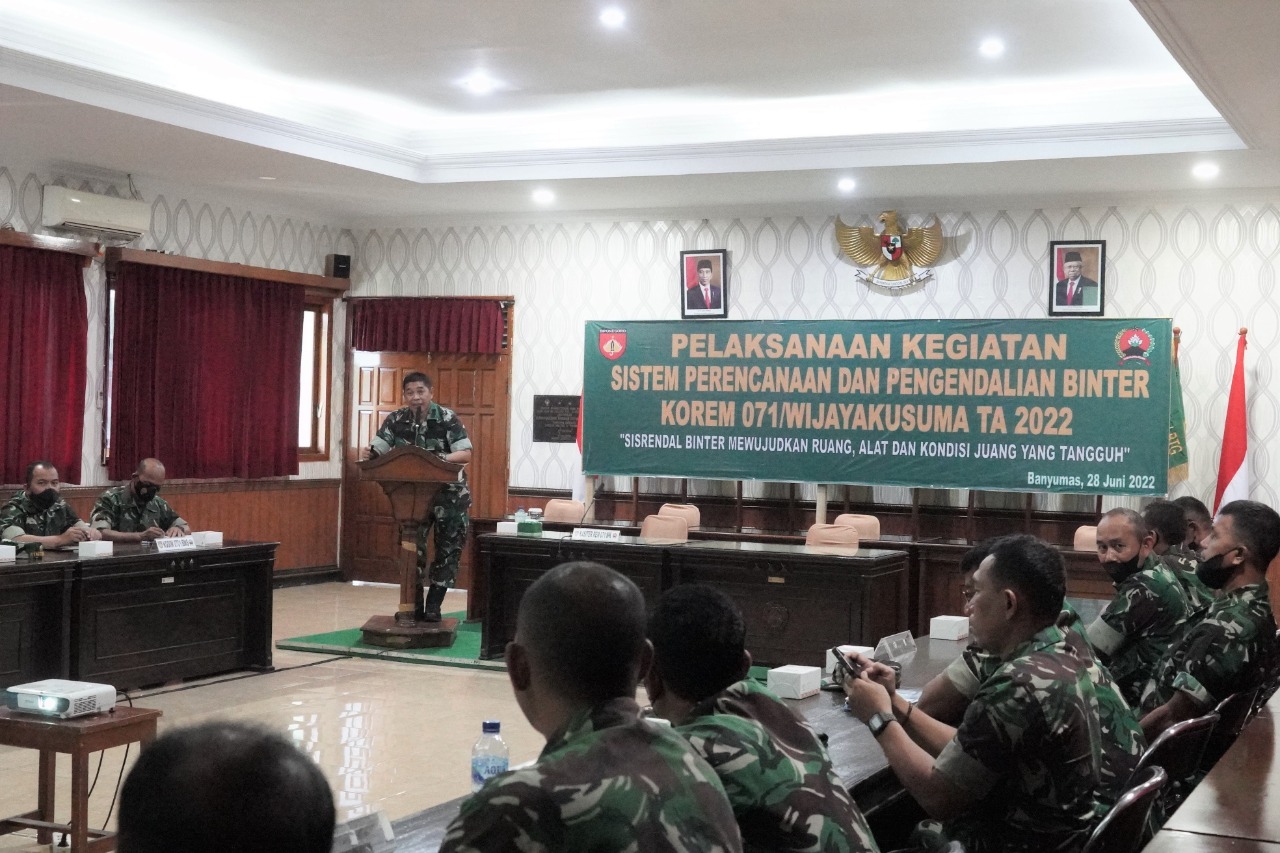 Korem 071/Wijayakusuma Gelar Sisrendal Binter